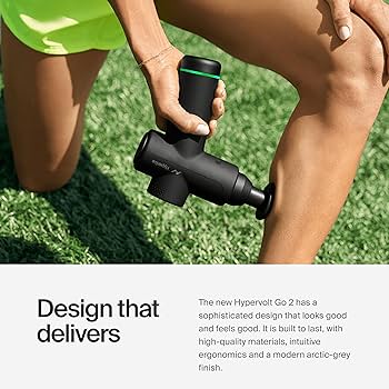 Hyperice Hypervolt Go 2 in Black, Portable Percussion Massager Hyperice Hypervolt Go 2 in Black, Portable Percussion Massager